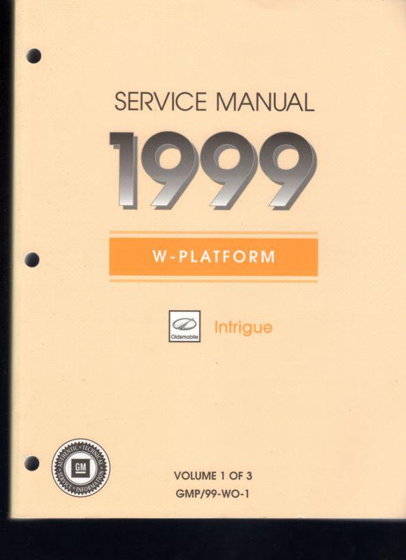 1999 olds intrigue service manual