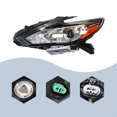 Halogen Headlight Left Driver Side Headlamp For 2016-2018 Nissan Altima Sedan, US $89.38, image 12