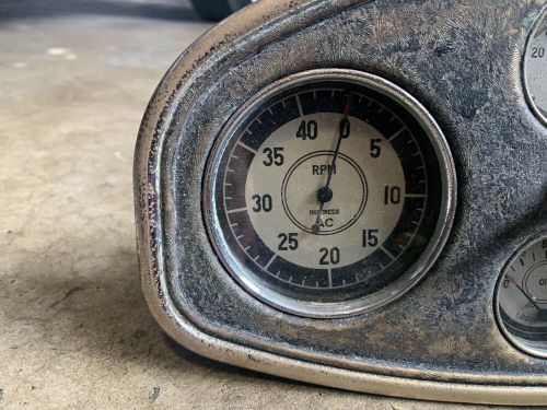 1926 ditchburn boats dash panel tachometer temperature amp oil ac gauges