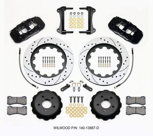 Wilwood aero6 front hat for kit 15.00 drilled 2015-up mustang w/lines