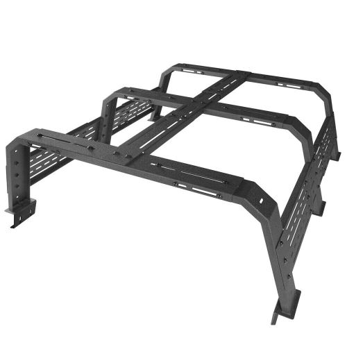 18.8&#034; high overland bed rack for jeep gladiator jt ranger gmc canyon colorado