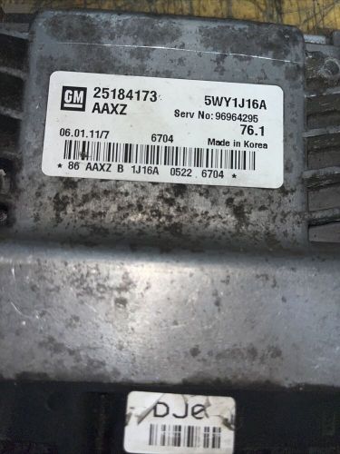 Chevrolet cruze 10-15 1.6 f16d4 a16xer engine ecu 25184173 aaxz 10402