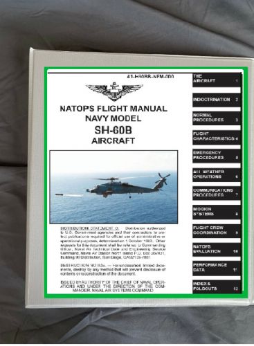 Sh-60b blackhawk seahawk  flight operations manual  flight manual in binder