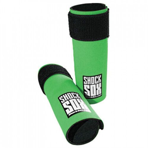 Shock sox fork seal guards 37-50mm fork tube 6&#034; green 6-green for atv/utv