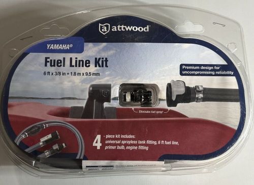 Attwood yamaha fuel line assembly 6 x 3/8 marine boat eliminate spray,ships free