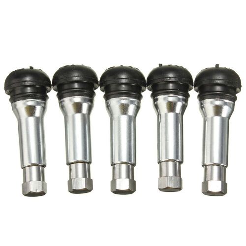 Tr413tr414 chrome tire valve stem set fits for all rubber stems (10 pcs)