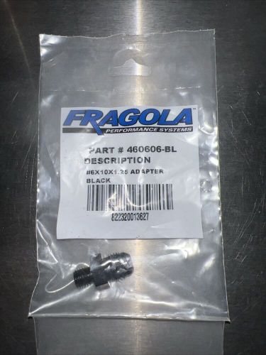 Fragola performance systems amt metric adapter fitting 460606 – bl black