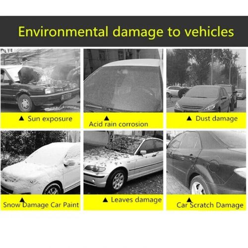 Car cover auto sunshade dustproof protection covers with reflective strips