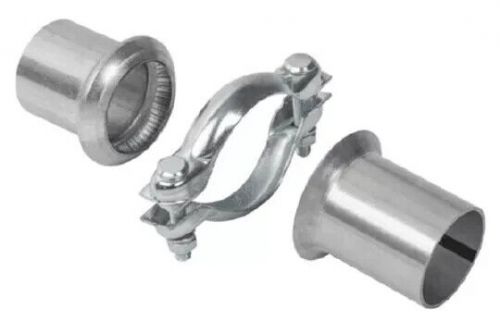 .50mm 2.0&#034; exhaust flanges repair joint with gasket &amp; bolts pipe repair section.