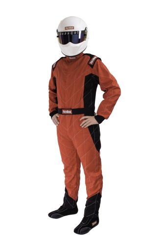 Racequip one piece single layer racing driver fire suit sfi 3.2a/1 small red