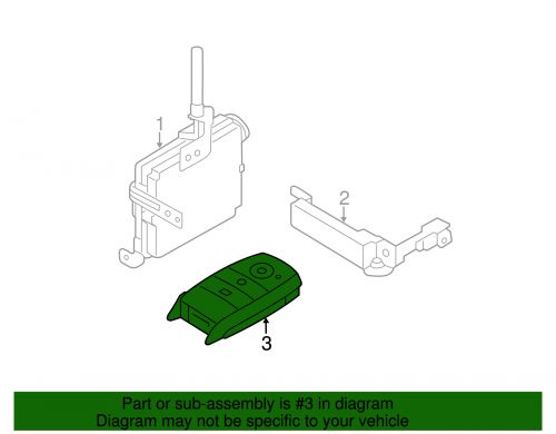 Genuine kia keyless entry transmitter 95430-a7200