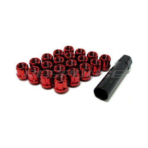 Muteki lugnuts red open end baja brz frs impreza wrx sti legacy 12x1.25 jdm