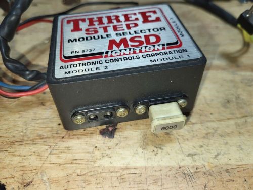 Msd ignition 3-step module selector, with rev limiter module