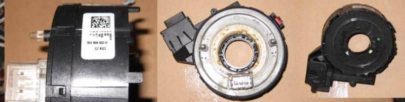 Mk5 vw jetta golf gti clockspring and steering wheel plug: 1k0959653d