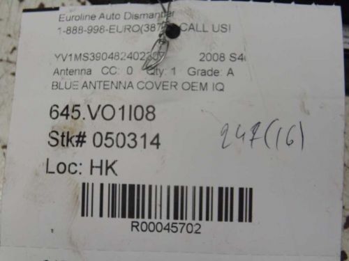 2008 volvo s40 blue antenna cover oem 39850338,28077063,306572439 kr45702