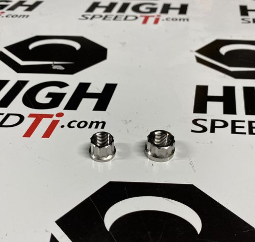 3/8-24 titanium hvy 12pt nut for sprint car midget micro lightweight ti qty:25pc