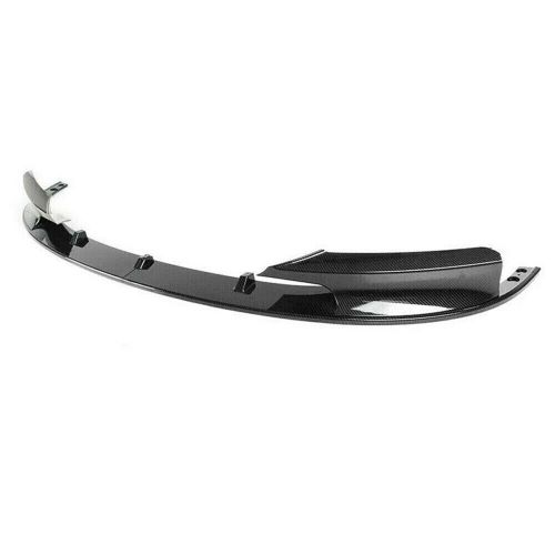 Car front bumper spoiler lip for 12-18 bmw f30 f31 3 series m sport carbon look