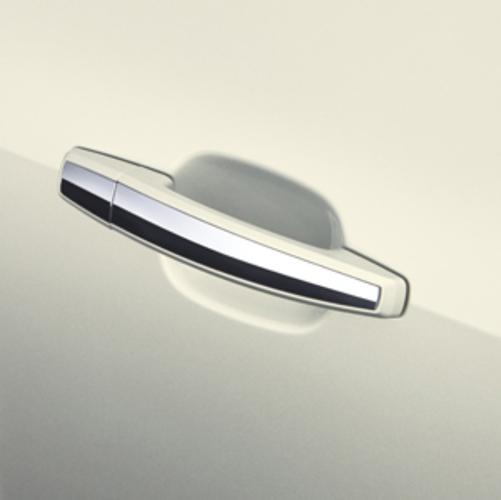 13-14 chevrolet malibu white diamond chrome door handle set by gm 22817273