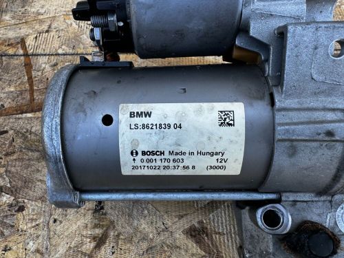 Engine starter 2.0 8621839 bmw x4 x3 g01 (2018-2023) oem