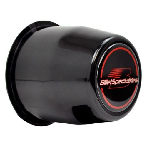 Billet specialties 999083b - black wheel center cap