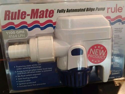 Rule rm1100b rule-mate automatic bilge pump 1100 gph 12 volt