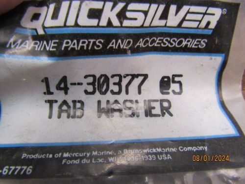 4 new oem mercury quicksilver tab washers 14-30377