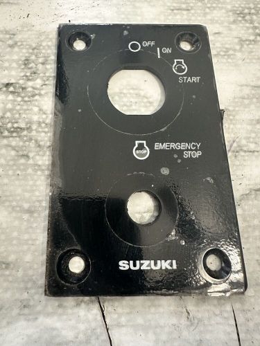 Suzuki outboard start switch plate