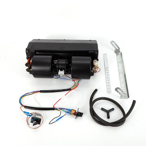 Universal under dash 3 speed 12v air conditioning evaporator cooling heater unit