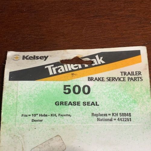 Kelsey trailer brake products grease seal kit 500 replaces kh58846 brand new