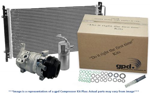 A/c compressor and condenser kit-compressor kit new with condenser fits pickup