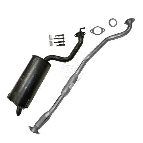 Cat back exhaust system muffler intermediate pipe for 04 outback sedan 2.5l