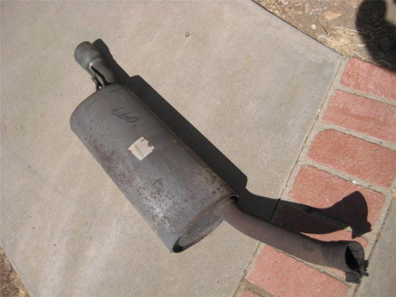 98 99 00 01 02 03 jaguar xj8 rear left side lh muffler oem