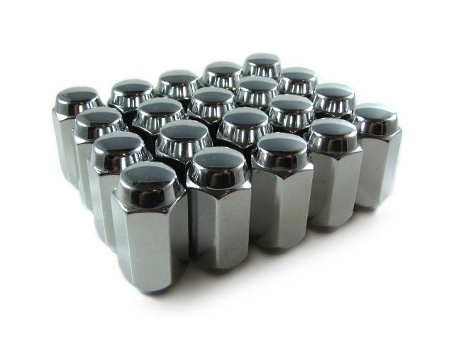 Lug nuts one piece solid long acorn 12x1.50 thread 20 pc new