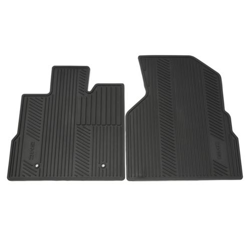 10-12 gmc terrain front premium all weather black floor mats w/gmc logo 22832328