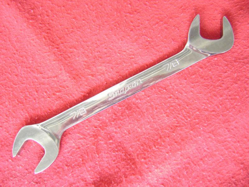 Snap-on vs28b 4 way angle 7/8" open end 9 1/2 " wrench in excellent cond.