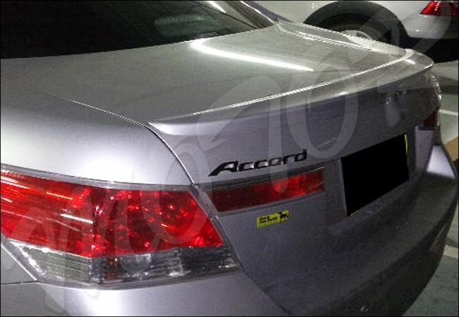 08-12 honda accord 4dr oe style trunk spoiler lip wing #nh-737 polished gray