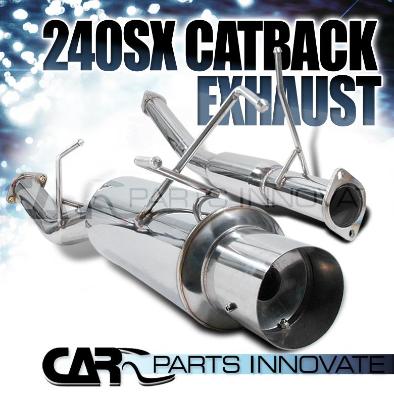 89-94 nissan 240sx s13 ss turbo catback exhaust system