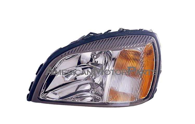 Left driver side replacement headlight 00-02 cadillac deville - 25717171