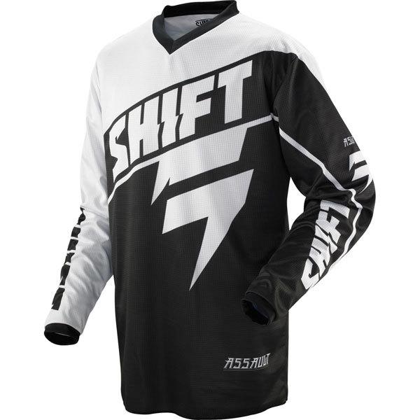 Black m shift racing assault youth jersey 2013 model