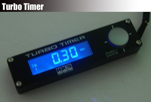 Universal car black hks turbo timer control type 0 jdm blue led digital display