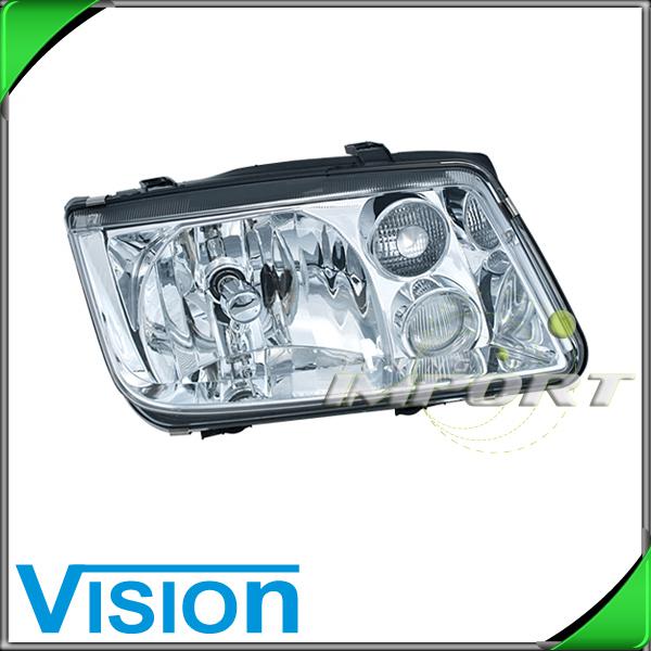 Passenger right side headlight lamp assembly 99-02 volkswagen jetta w/fog model