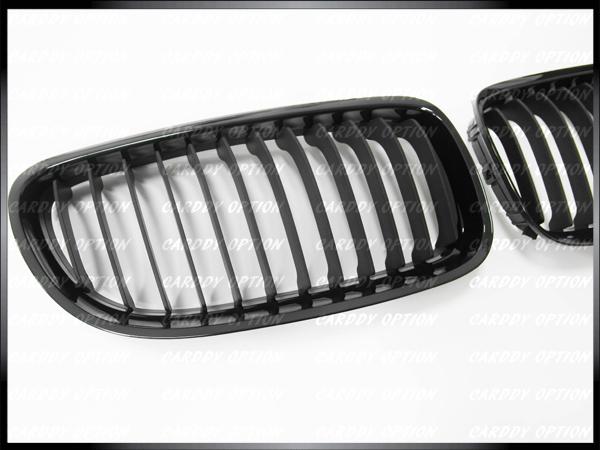 Gloss black front hood grille fit 09-11 e90 lci 328i 335i xdrive sedan 4dr