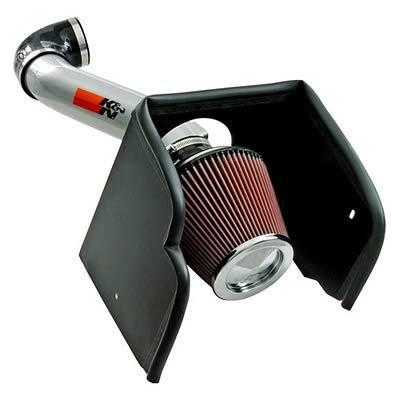 K&n 77-6016ks air intake silver tube red filter nissan pathfinder 5.6l kit