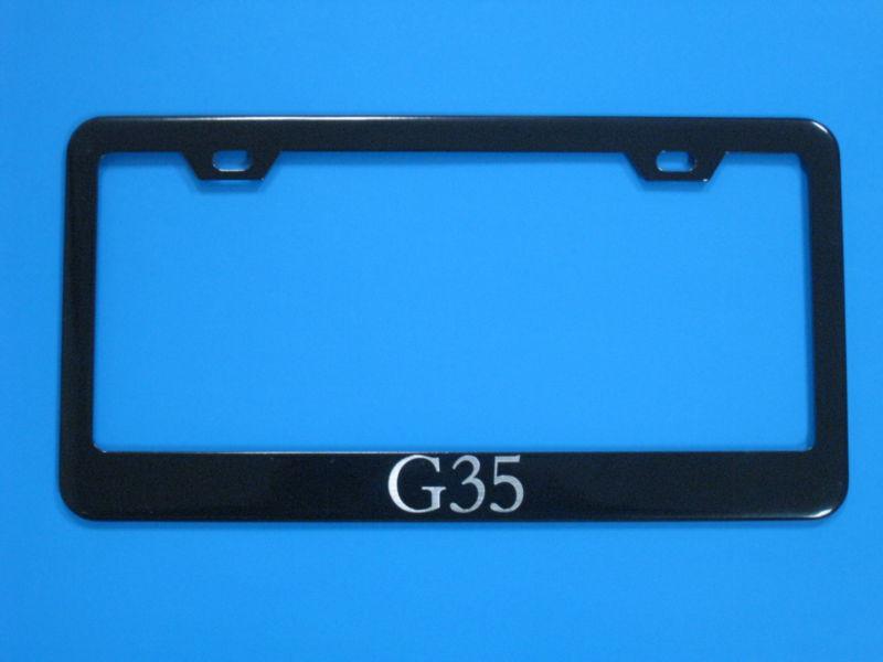 Infiniti "g35" black license frame 1pc