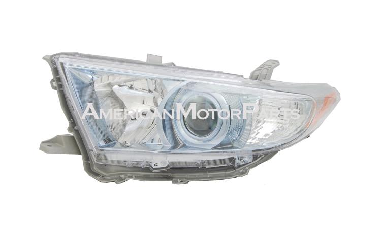 Tyc driver & passenger replacement headlight 11-11 toyota highlander