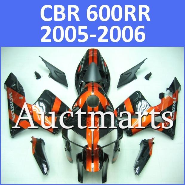 Fit honda 05 06 cbr600rr cbr 600 rr 2005 2006 fairing kit abs plastics b79 d13