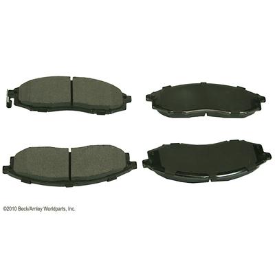 Beck arnley 089-1653 brake pad or shoe, front-disc brake pad