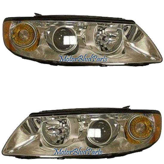 07-10 a zera oe headlights headlamps driver + passenger left + right pair