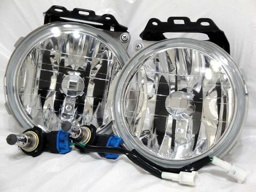 Subaru 03-06 baja 00-04 outback glass fog light lamp rl h one pair w/2 bulbs new