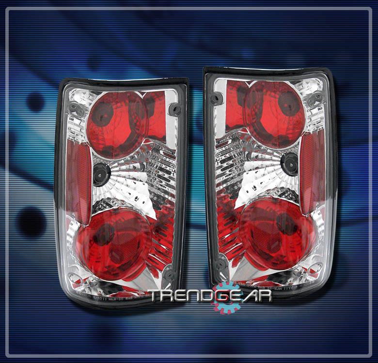 89-95 toyota hilux altezza tail brake lights chrome 92 93 94 pickup sr5 2-door